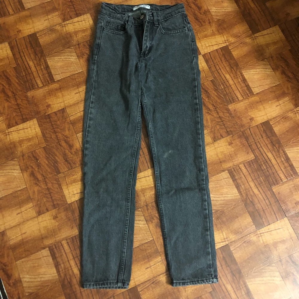 High waisted jeans